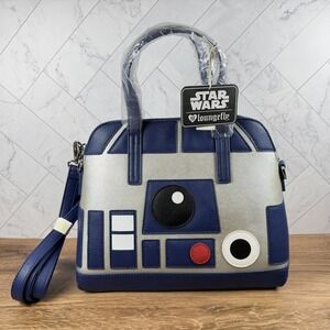 Loungefly Star Wars R2-D2 Dome Satchel Handbag Crossbody Bag Limited Edition NWT